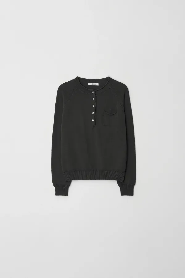 Pocket Henley Knit