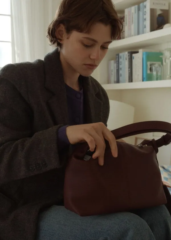 ANC SOFT MINI BAG_BURGUNDY