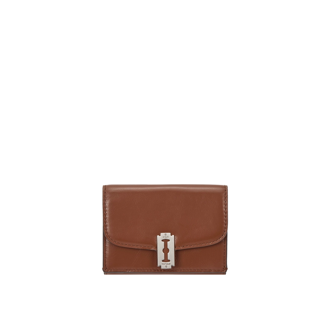 분크 [아울렛] Occam Lune Folded Half Wallet (오캄 룬 3단 반지갑) Camel 상품 이미지 1