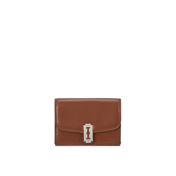 [아울렛] Occam Lune Folded Half Wallet (오캄 룬 3단 반지갑) Camel