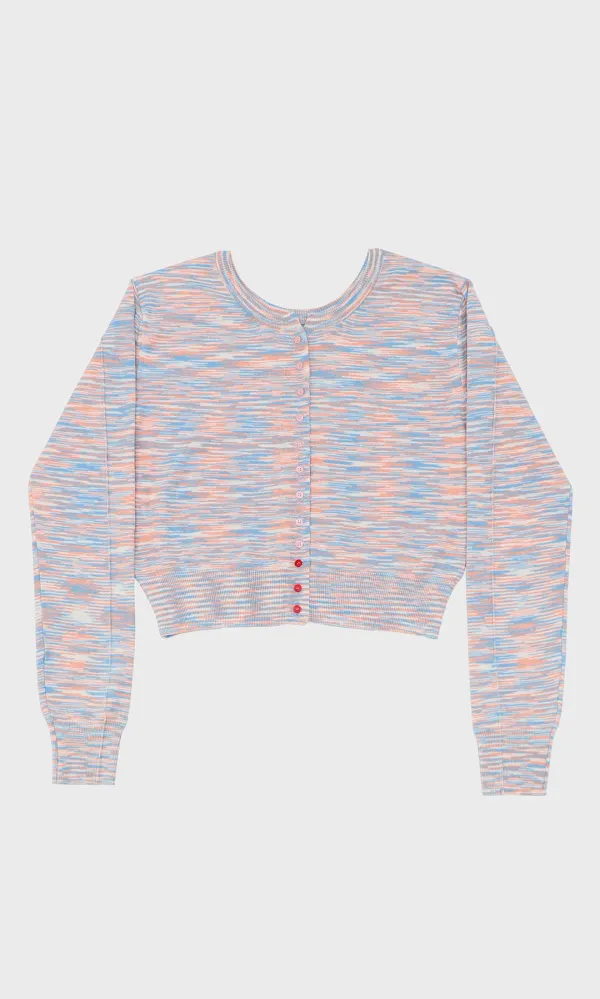 Button-Down Petit Cardigan_Light Blue