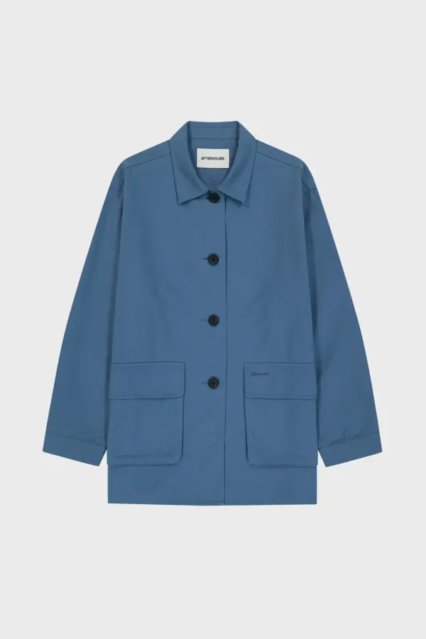 VINTAGE FRENCH WORK JACKET (BLUE)