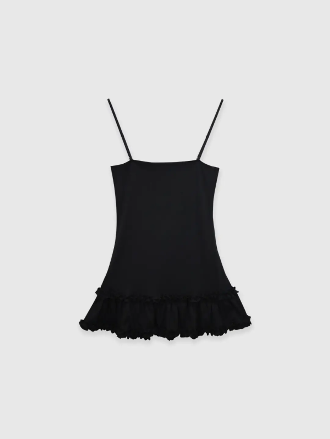 오디에스 5th 재입고 [Essential] Frill Camisole (Black) 상품 이미지 1
