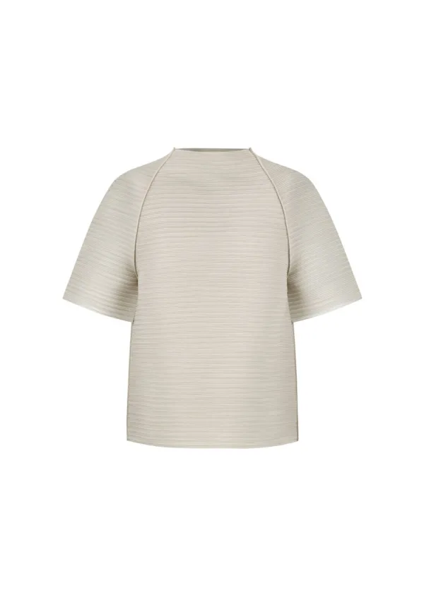 Men\'s Pleats Raglan Top, Beige