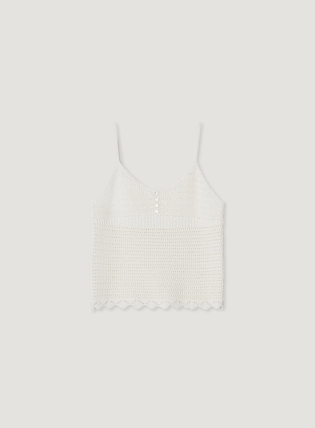 망고매니플리즈 SAHARA KNIT BUSTIER_IVORY 상품 이미지 1