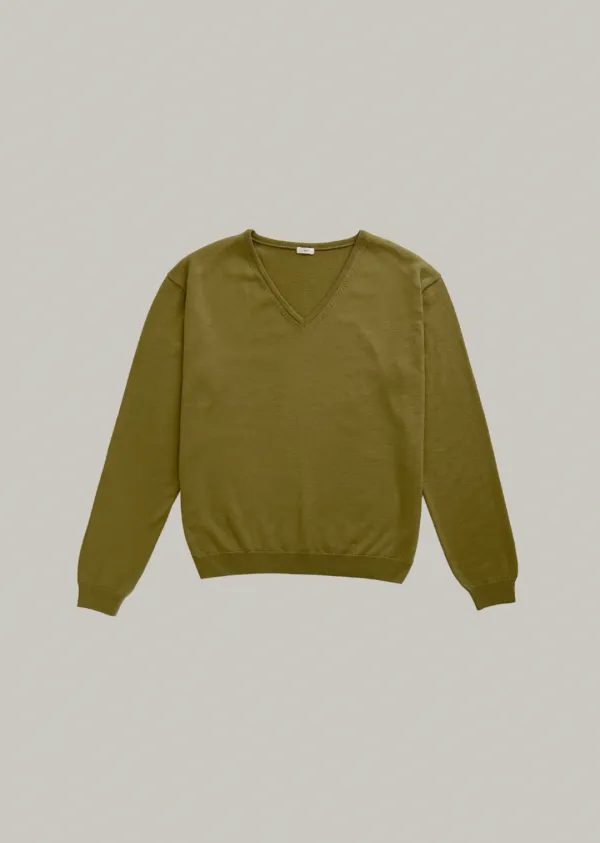 lejour v-neck knit (olive)