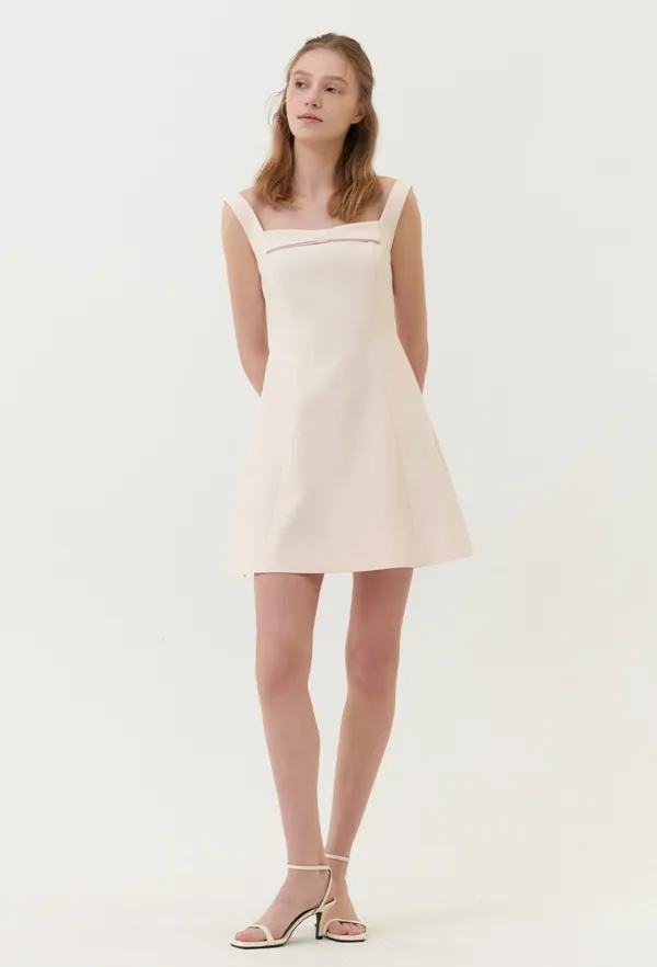 Marina Ribbon Mini One-piece (Cream)