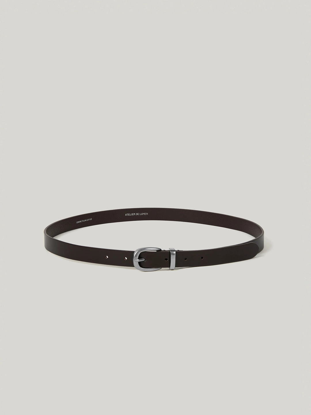 아뜰리에드 루멘 SOBRE AMPLE LEATHER BELT (ORGAN BROWN) 상품 이미지 1