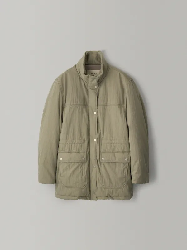 빈티지 패디드 점퍼_khaki beige