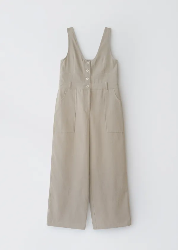 Buddy corduroy overall (beige)
