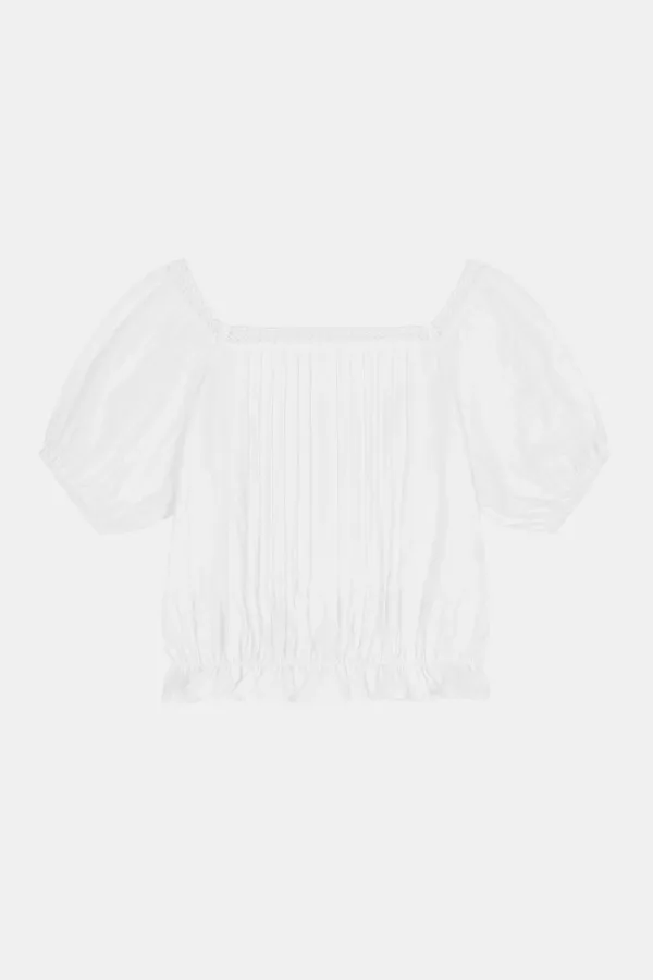 REVE OFF BLOUSE_white
