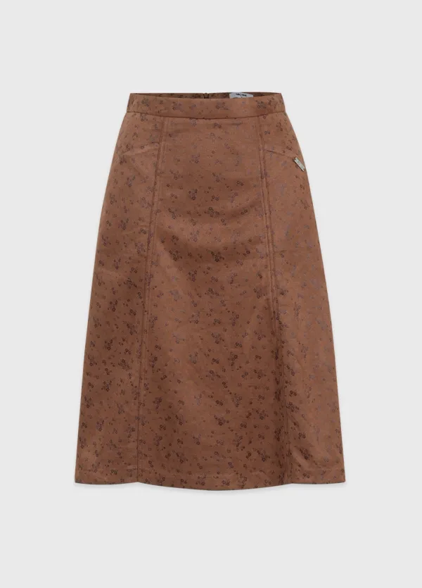  [25-36]  Zaki Suede Midi Skirt  자키 스웨이드 미디 스커트 (겨울-미디스커트-빈티지룩-캐주얼룩-데일리룩-러블리-겨울스커트-스웨이드-빅사이즈-자체제작) 
