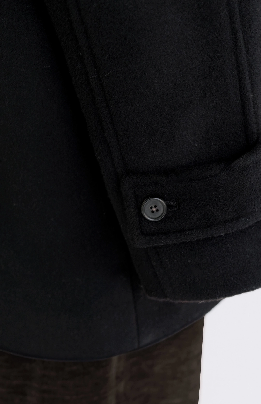 블루브릭 Classic wool half coat (black) 상품 이미지 2