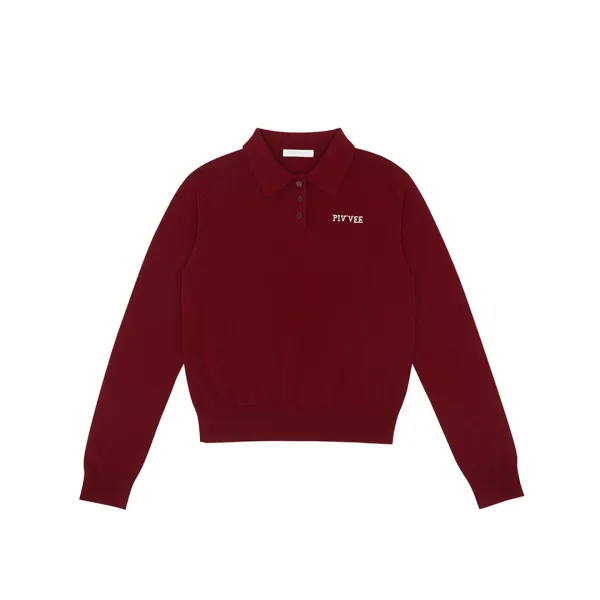 Giant Knit PK (wine red)