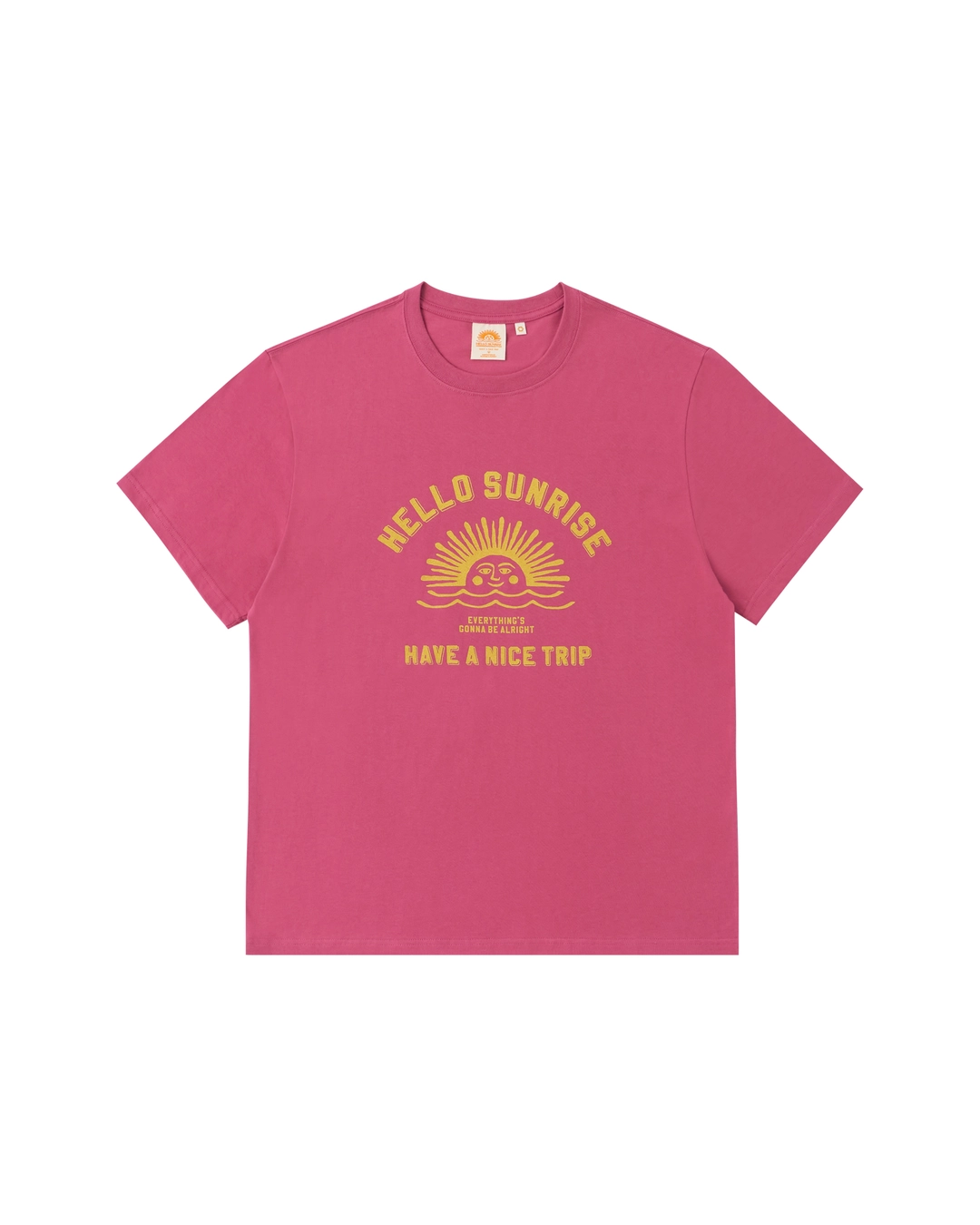 헬로선라이즈 HS VTG Arch Logo Tee_Magenta Pink 상품 이미지 2