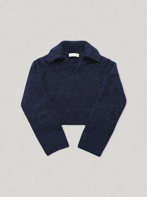 Morello Collar Knit Navy