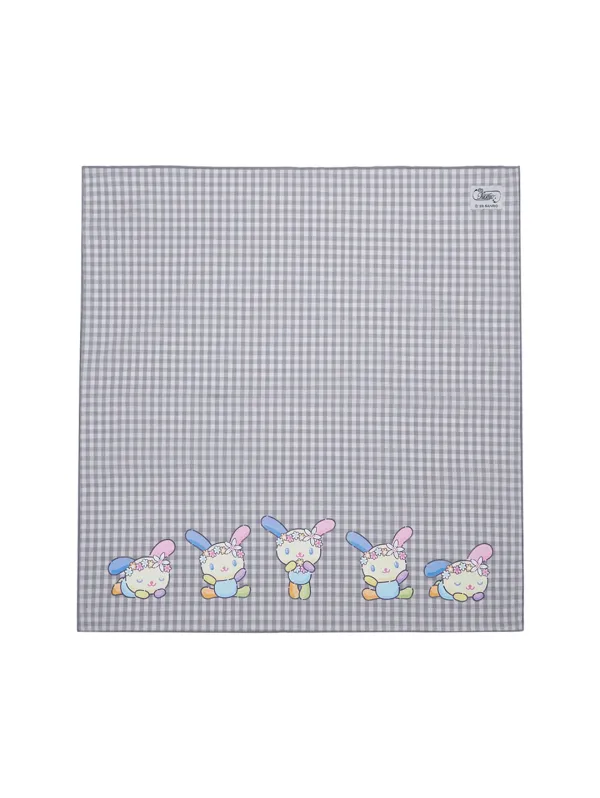 USAHANA GRAPHIC SCARF [LIGHT GREY]