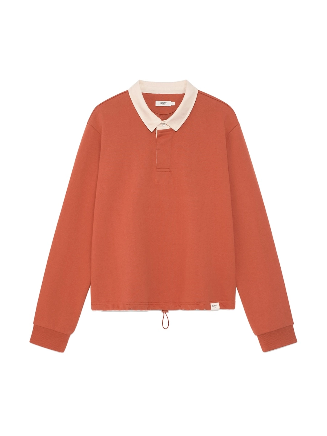 글로니 G CONTRAST POLO LONG SLEEVE (ORANGE) 상품 이미지 2