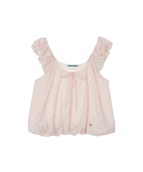 Pumpkin Flower Blouse [Pink]