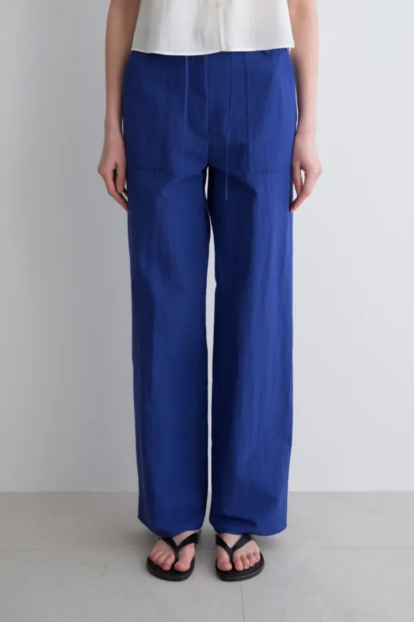 [2차_M사이즈 6/5예약배송]cotton string fatigue pants_cobalt blue