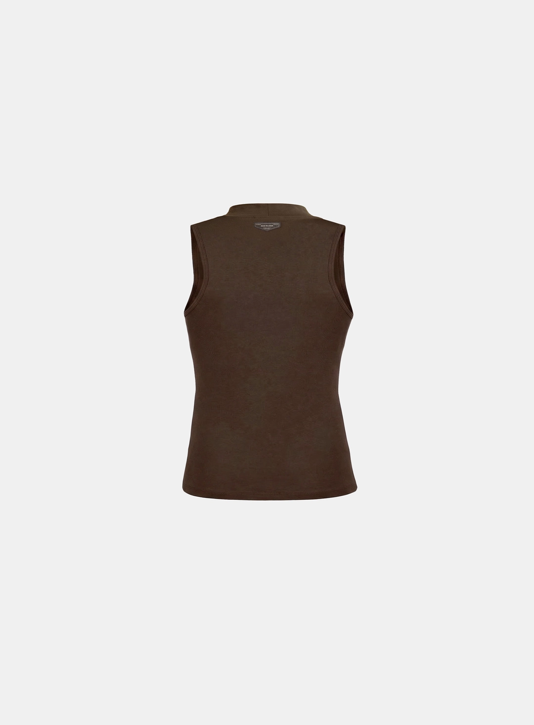 배드블러드 [w-tnk26-027] Everyday Mock-Neck Tank - Brown 상품 이미지 2