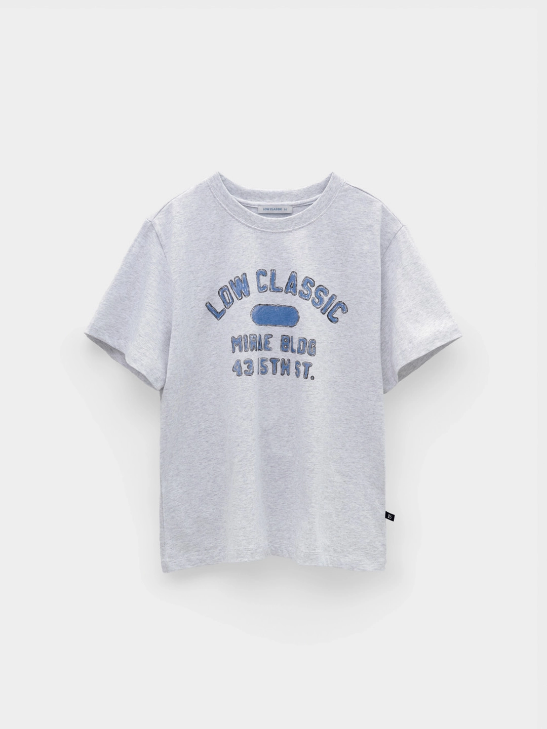 로우클래식 [Exclusive] Mirae Basic Tee_Light Melange Grey 상품 이미지 1