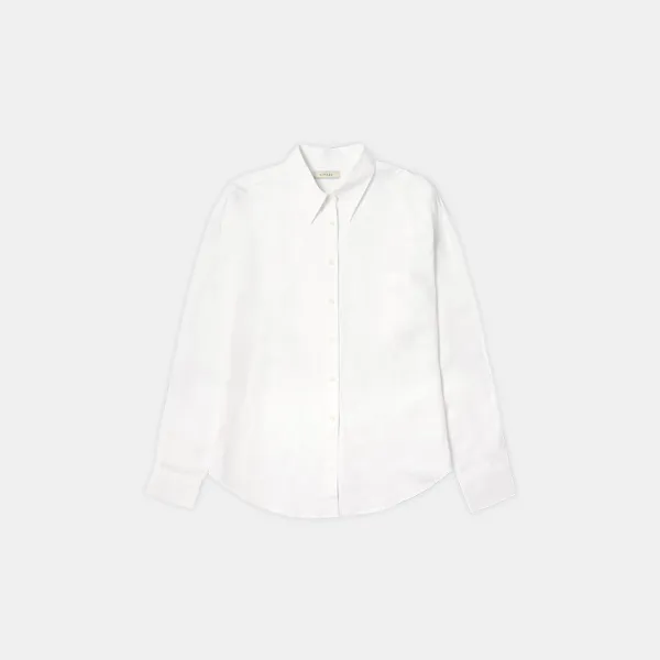 SITP5198 린넨 블렌드 퓨어 셔츠_White