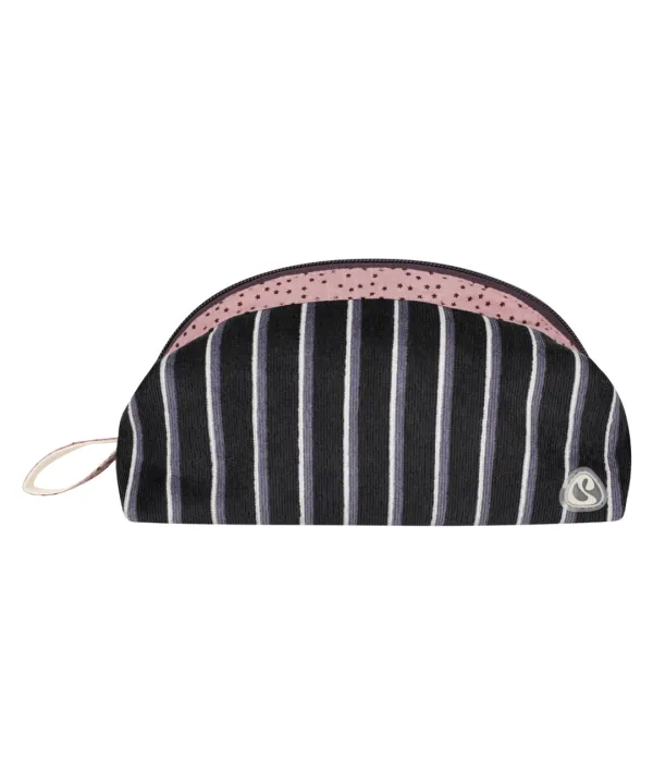 STRIPE STAR POUCH PURPLE GREY