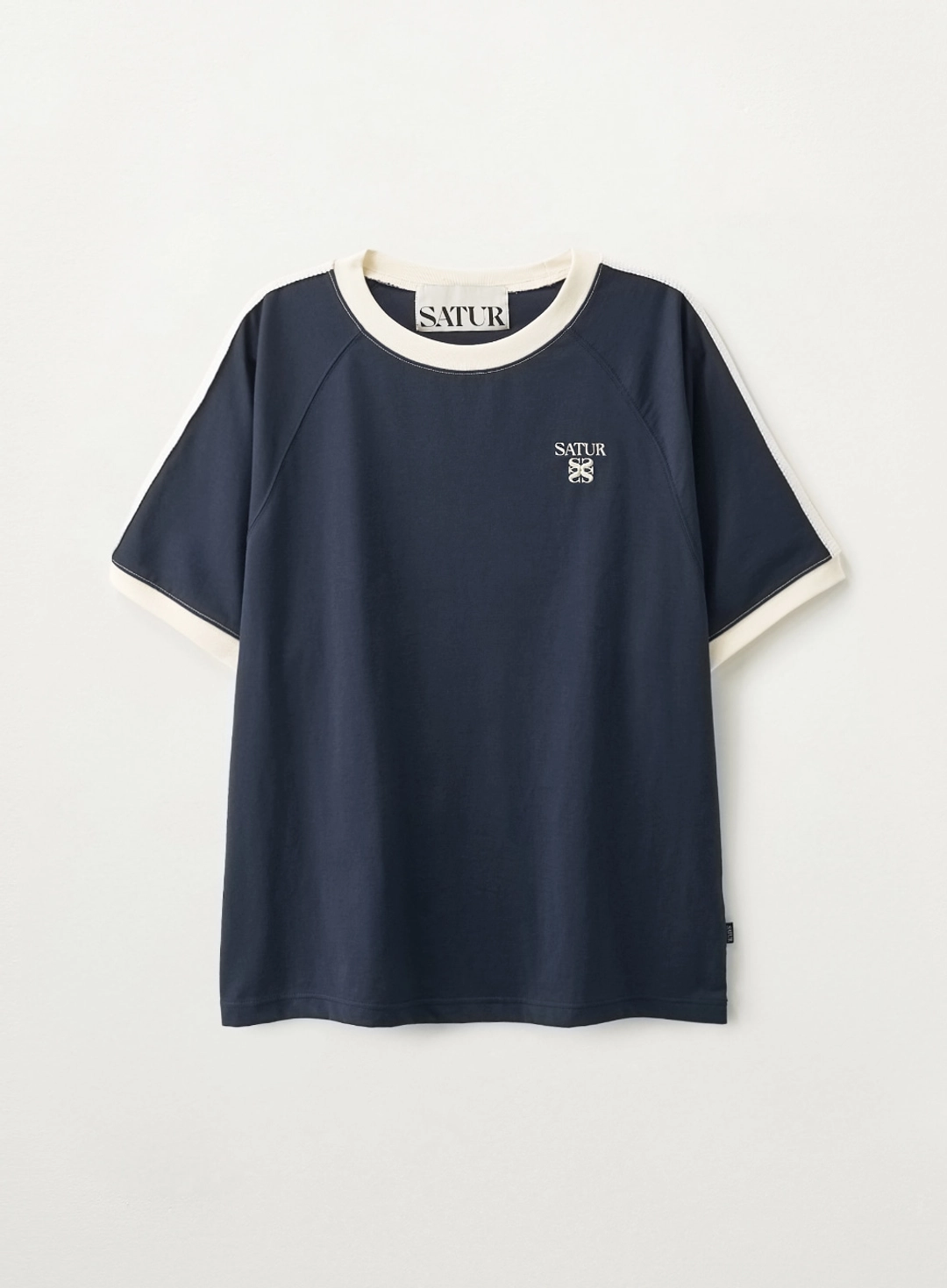 세터 Lawton Ringer T-Shirt - Navy 상품 이미지 1