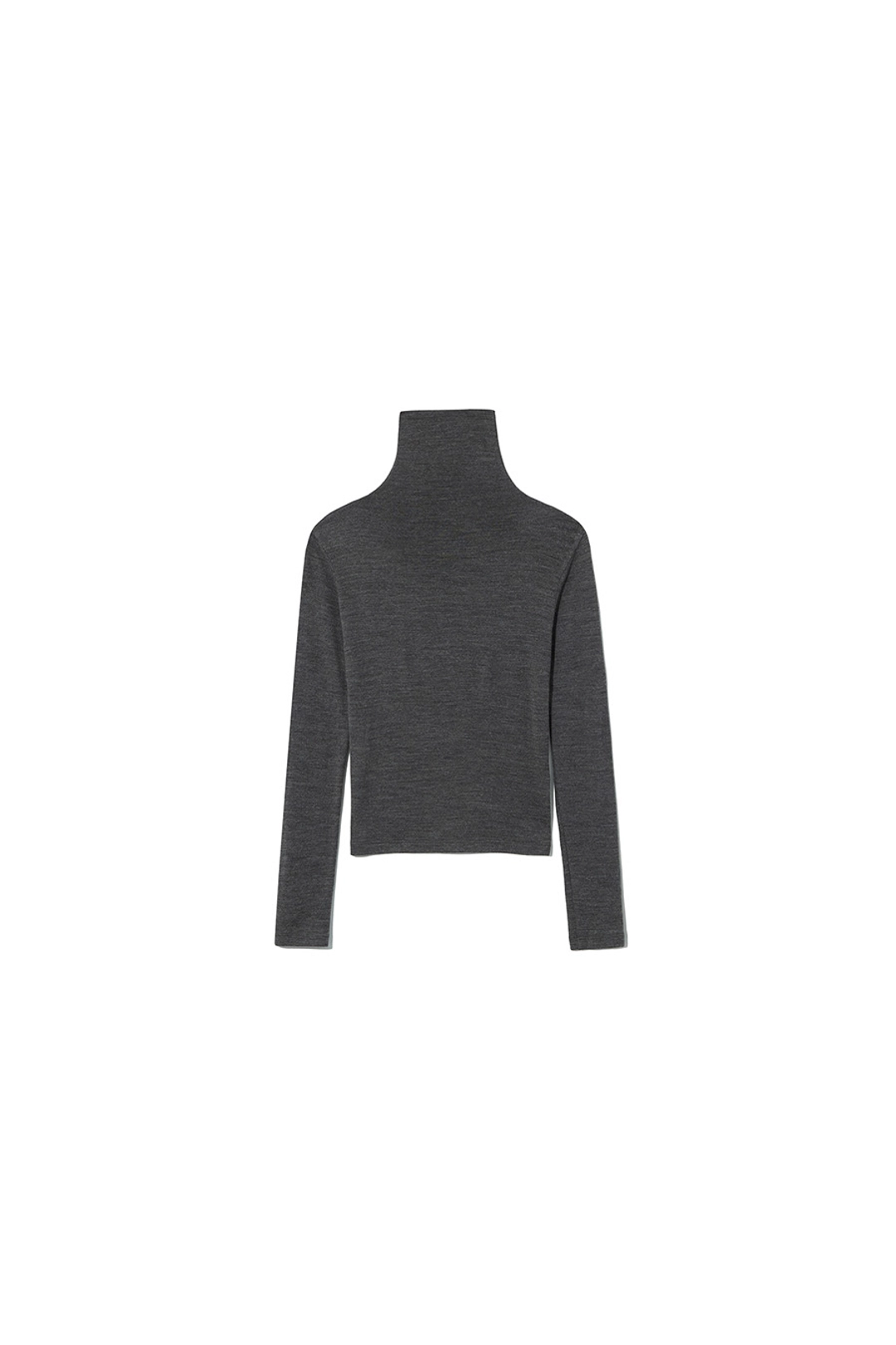 르917 WOOL BLEND FITTED TOP [CHARCOAL] 상품 이미지 1