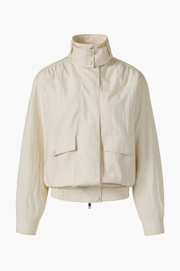 Lightweight Oversized Blouson, Ivory