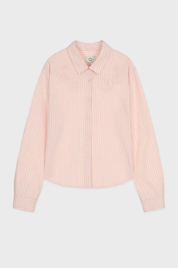 Rose Artwork Shirt (Pink)