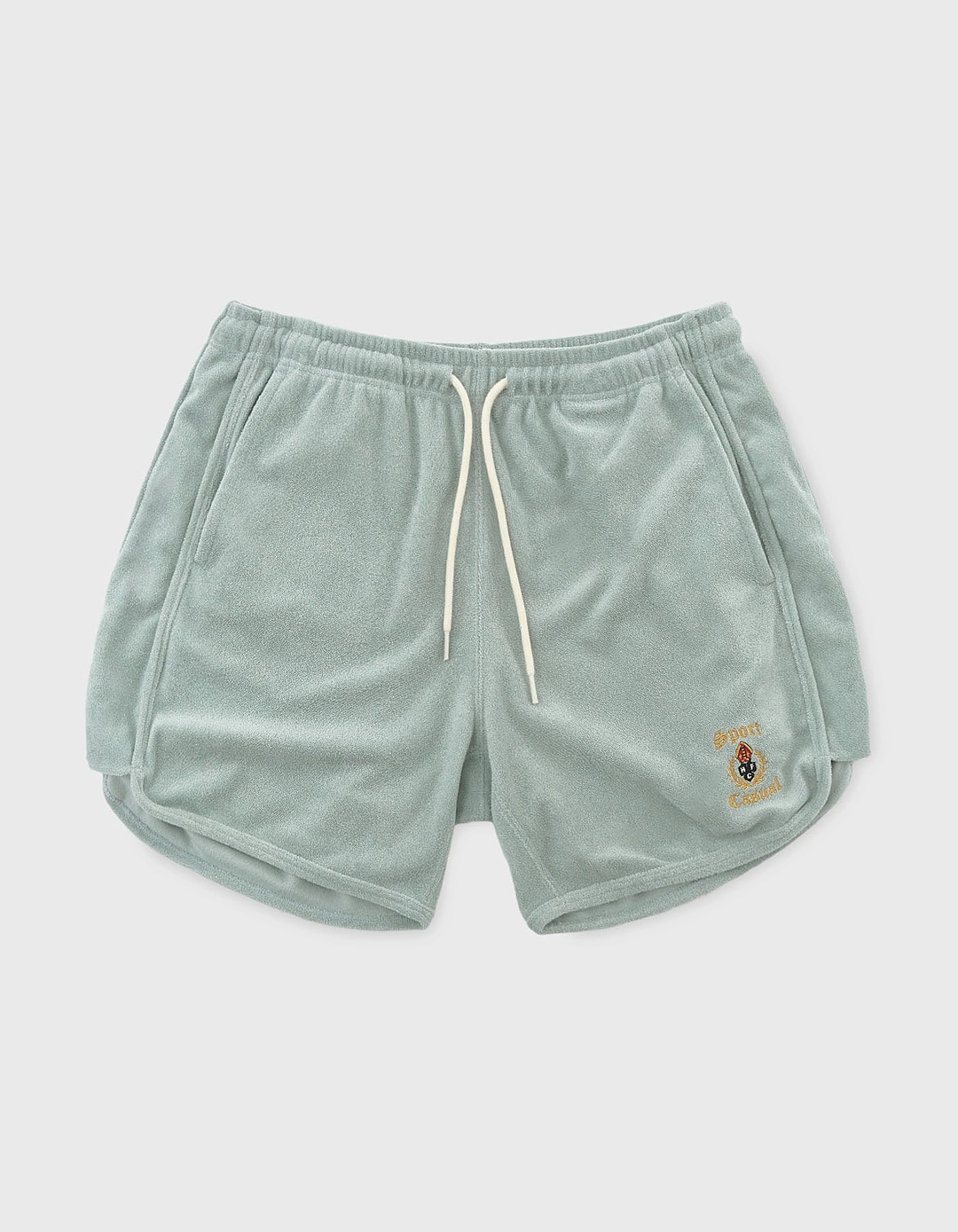 헤리티지플로스 S&C CREST TOWEL SHORTS / Jade 상품 이미지 1