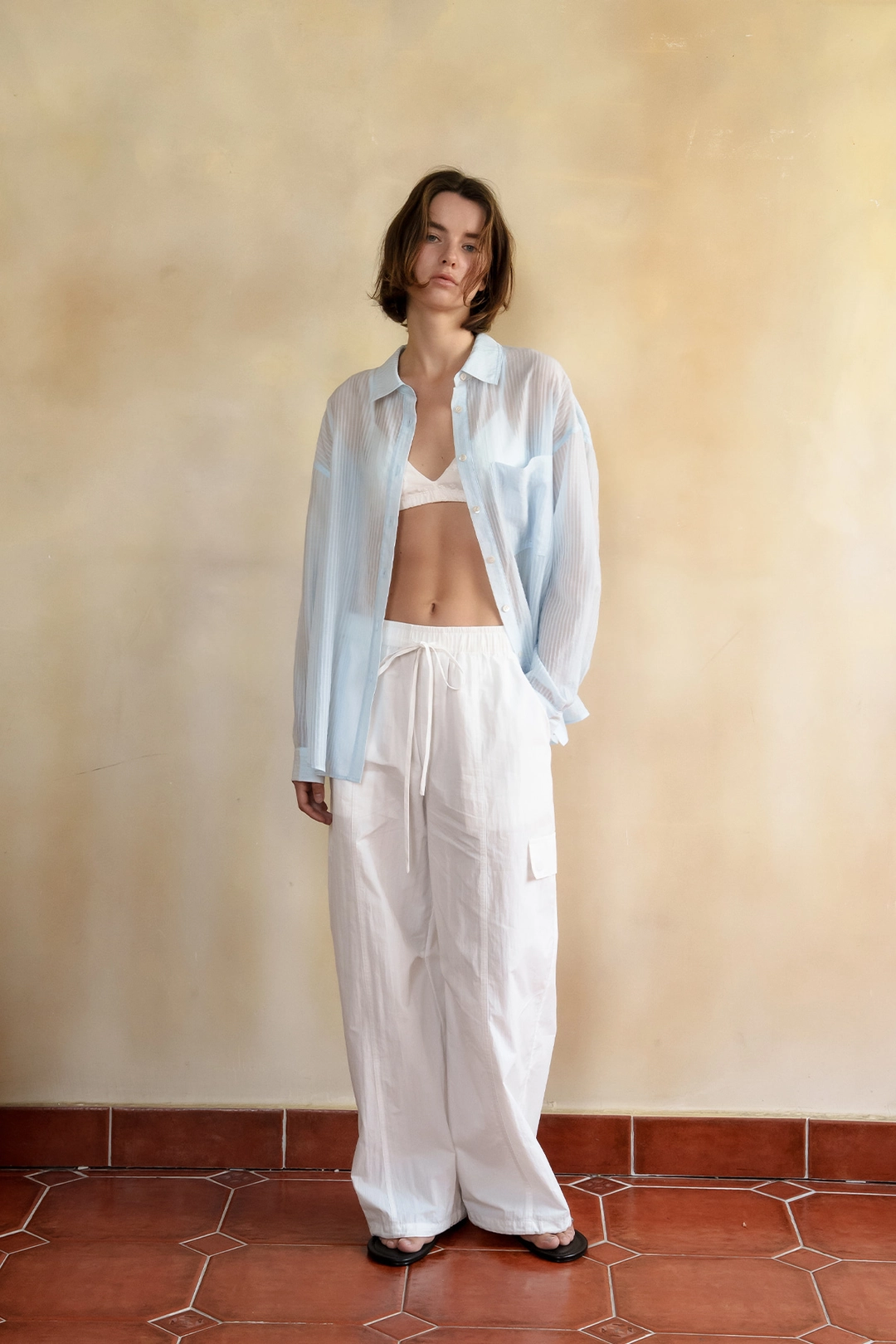 샤드라마 FLAP CARGO PANTS [WHITE] 상품 이미지 2
