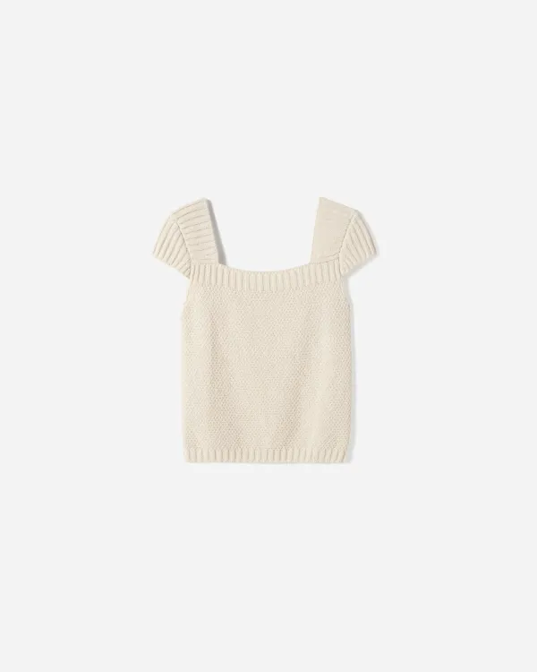 Emily Cap-Sleeve Pullover Knit