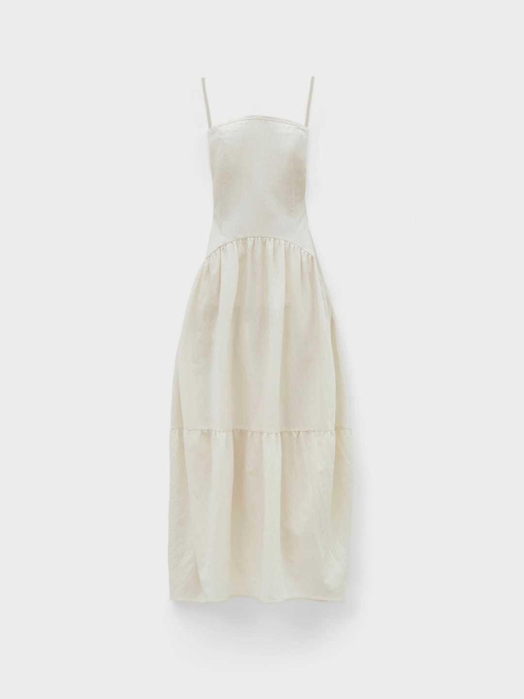 로우클래식 [6/2 예약배송] Back String Gather Dress_Ivory 상품 이미지 1
