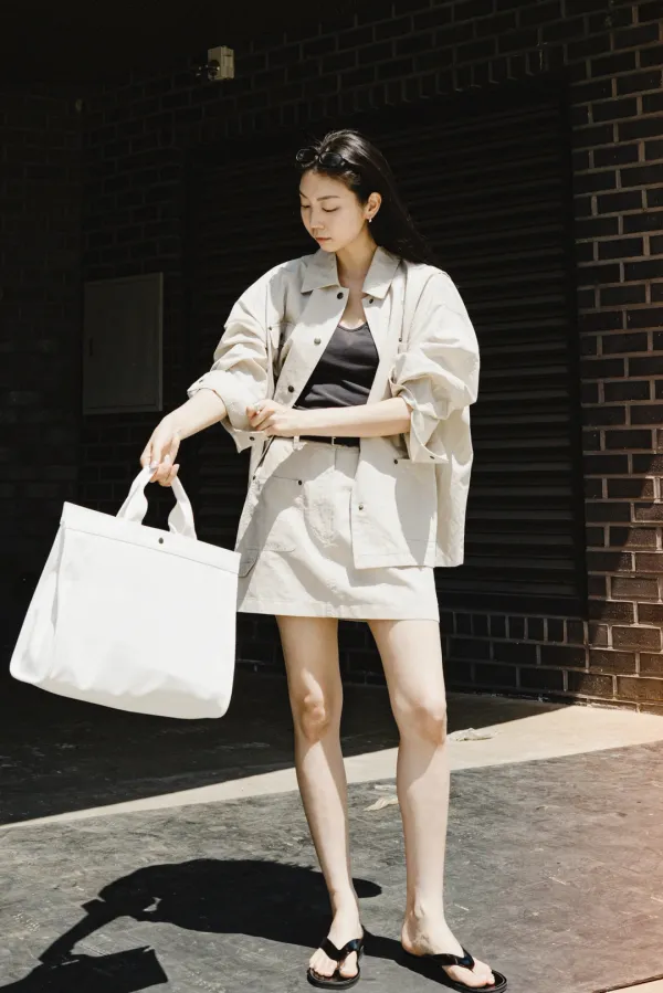 25330_Linen-blend mini skirt