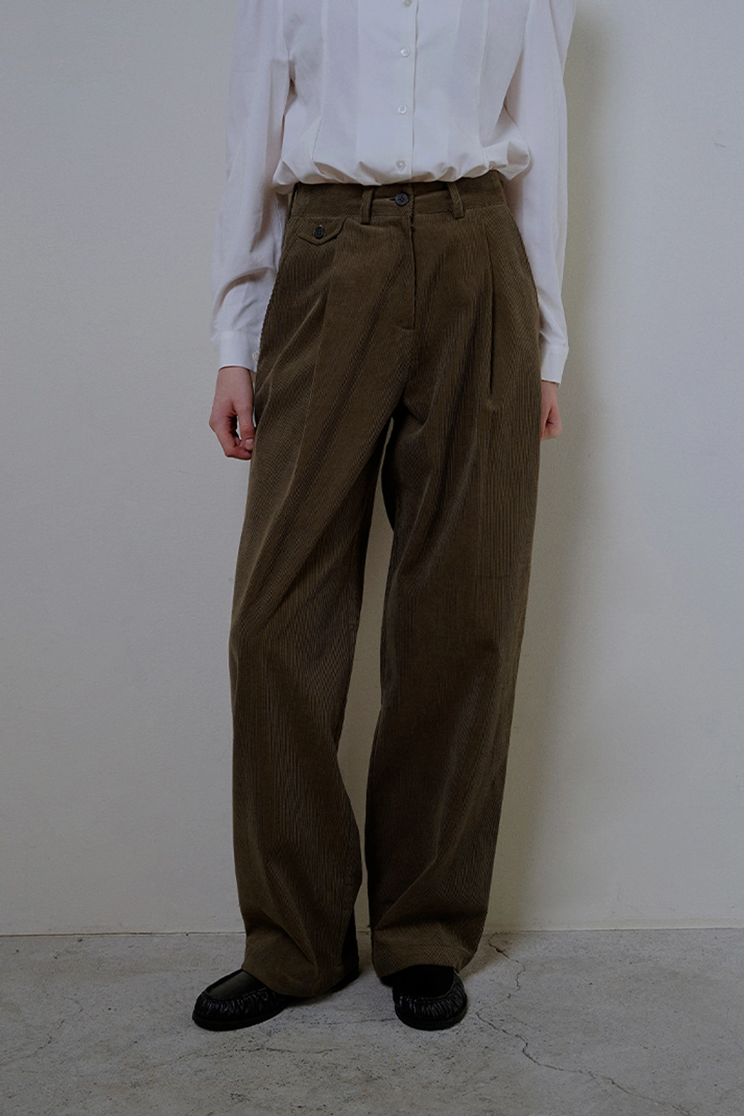위드아웃썸머 Bunny corduroy pants_khaki 상품 이미지 2