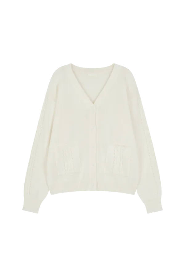 [gohee X kleesier] Muffin cardigan, Ivory