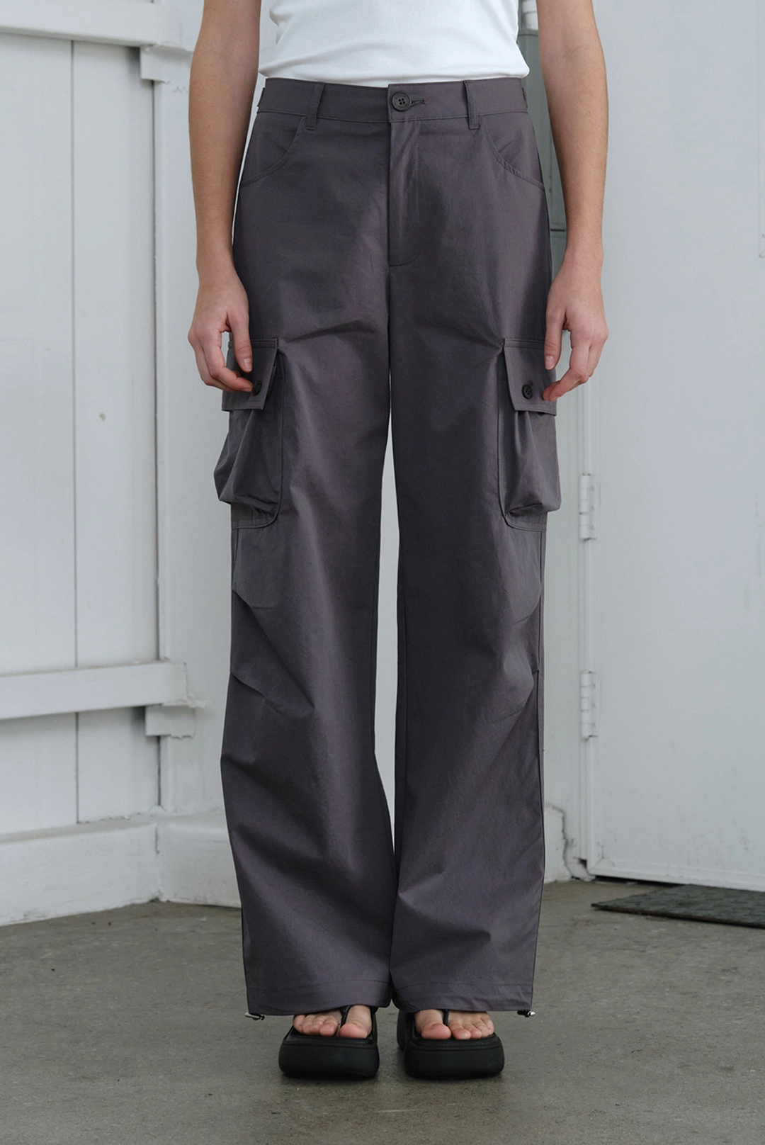 브렌다 브렌든 NCFV cargo pants - charcoal 상품 이미지 2