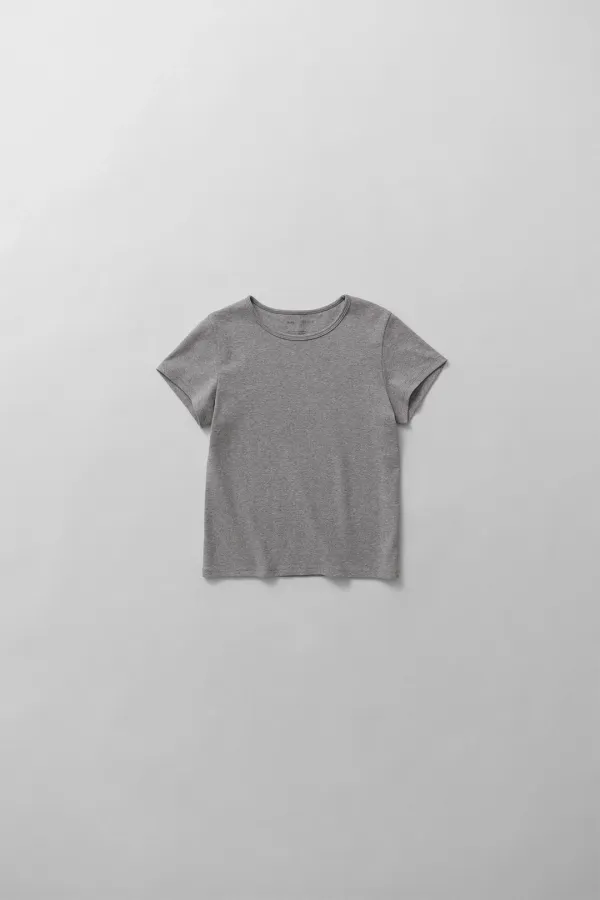 stretch t-sh (melange grey)