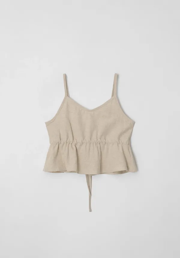 Linen bustier (Natural)