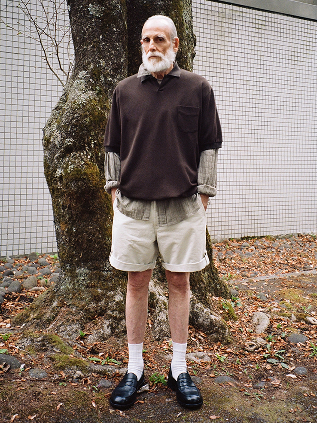 파르티멘토 String Pocket Polo Tee_Brown 상품 이미지 2