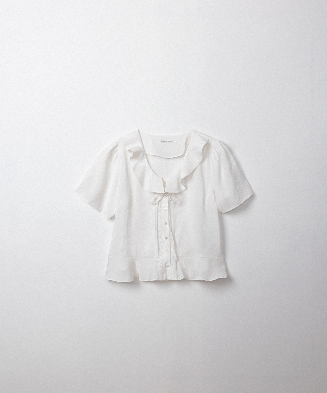 페더 블라우스 (ivory)