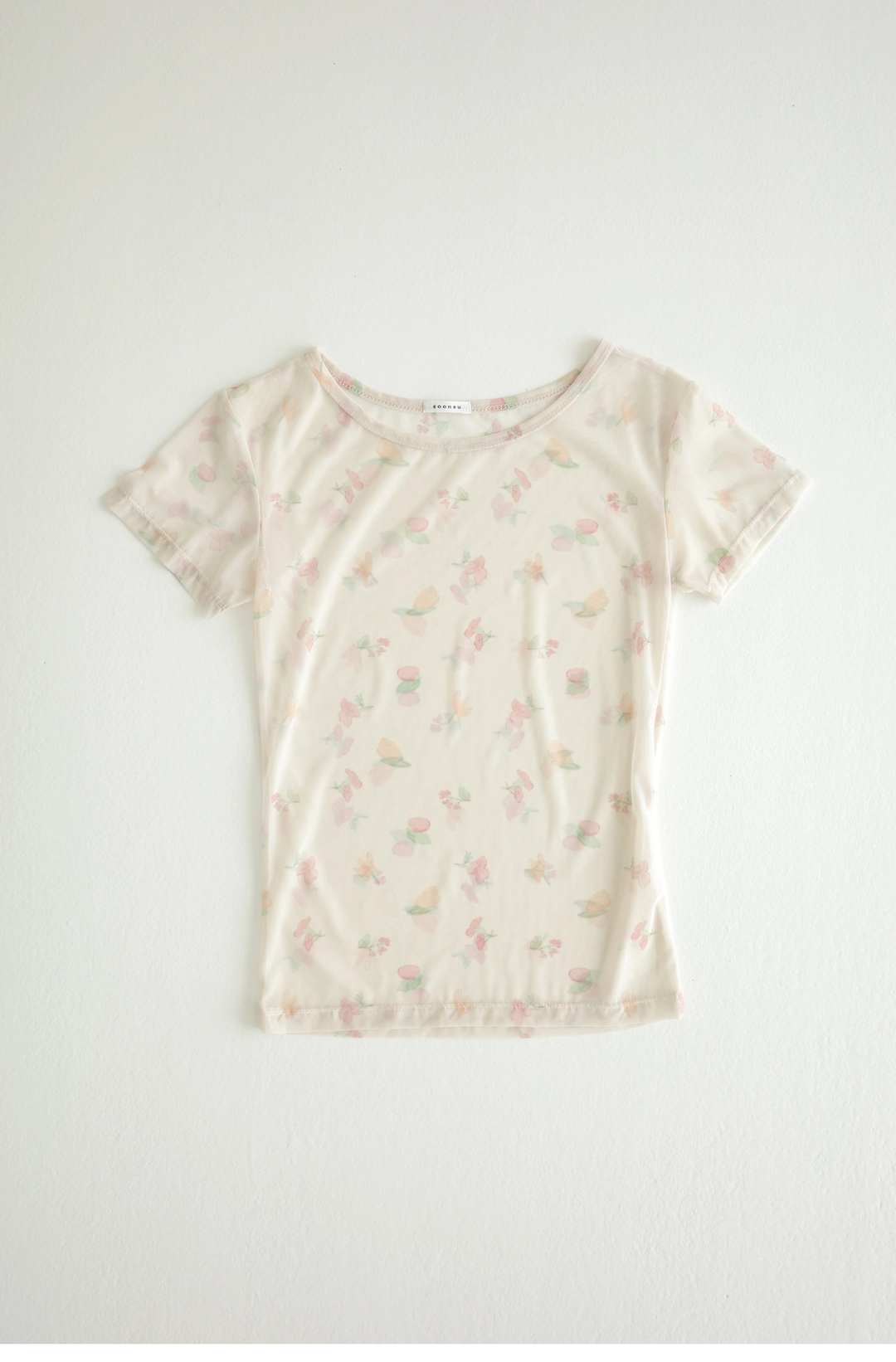 순수 Tint Mesh Tee Cream (2nd) 상품 이미지 1
