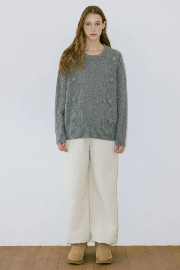 [송지효 착용] Padding String Pants (Ivory)