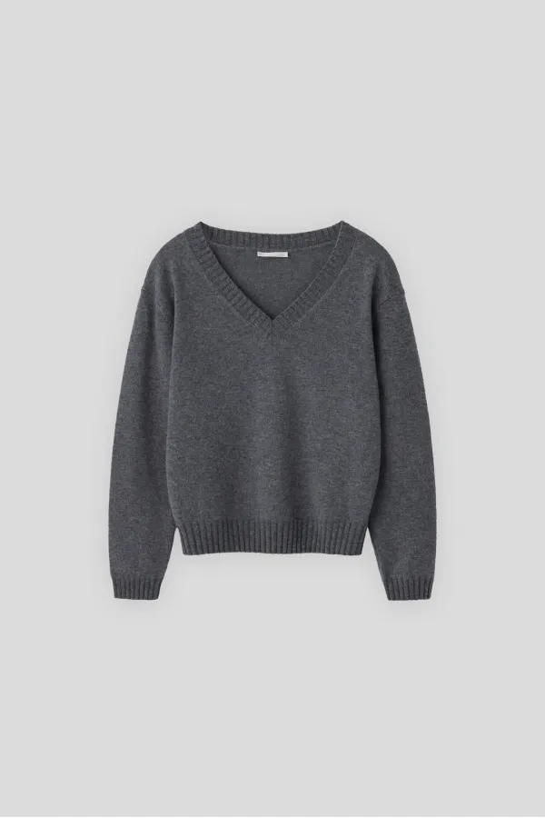 T/T Etape v-neck pullover (gray)