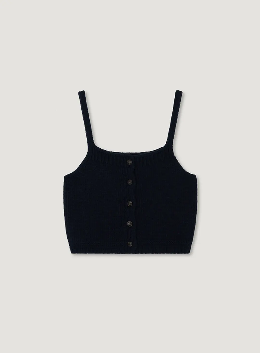 망고매니플리즈 HEN BUSTIER KNIT_NAVY 상품 이미지 1