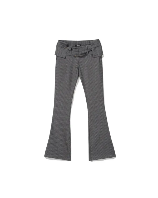 Pin line slacks - Charcoal