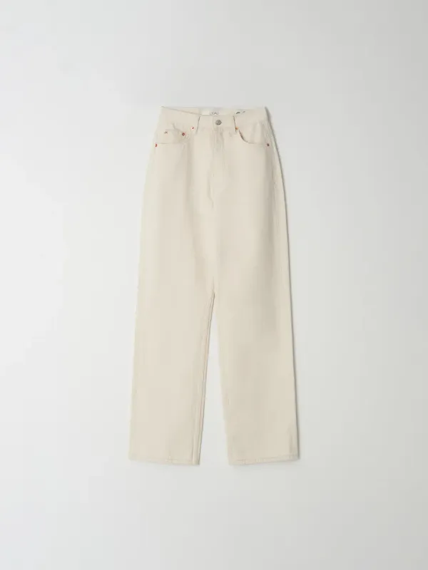 [2nd] Ecru denim jeans_ecru